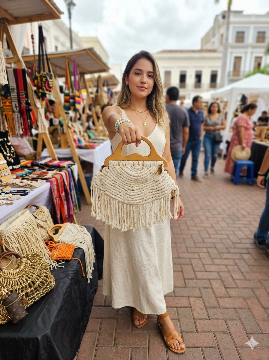 حقيبة المكرمية البوهيمية لمسة طبيعية تعزز أناقتك الصيفية